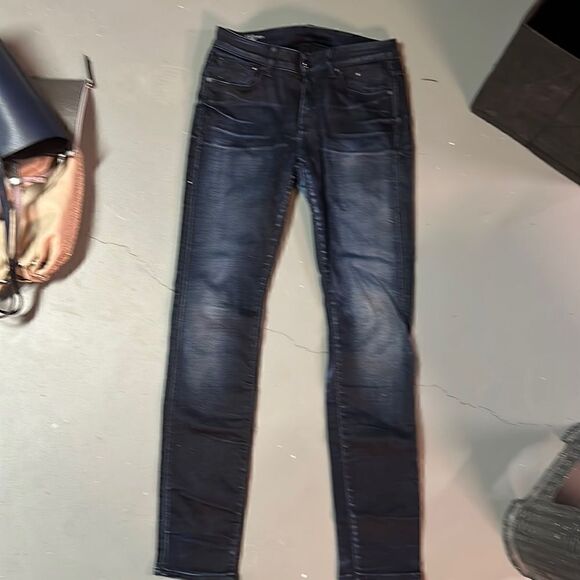 Dark Denim G-Star 3301 High Skinny Size 31 Jeans - Picture 2 of 6